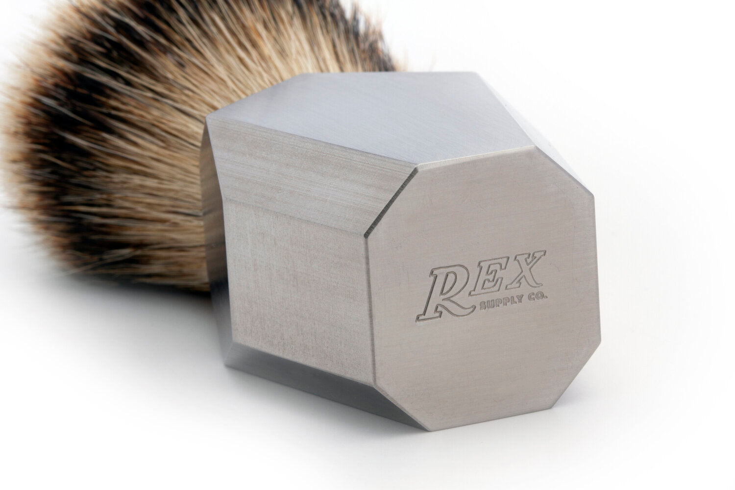 Deco ryðfrír synthetic rakbursti