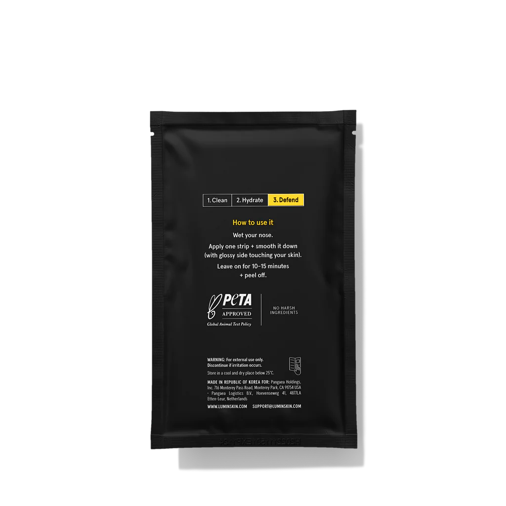 Herravörur - Lumin Charcoal Pore Declogging Strips (15-pack)