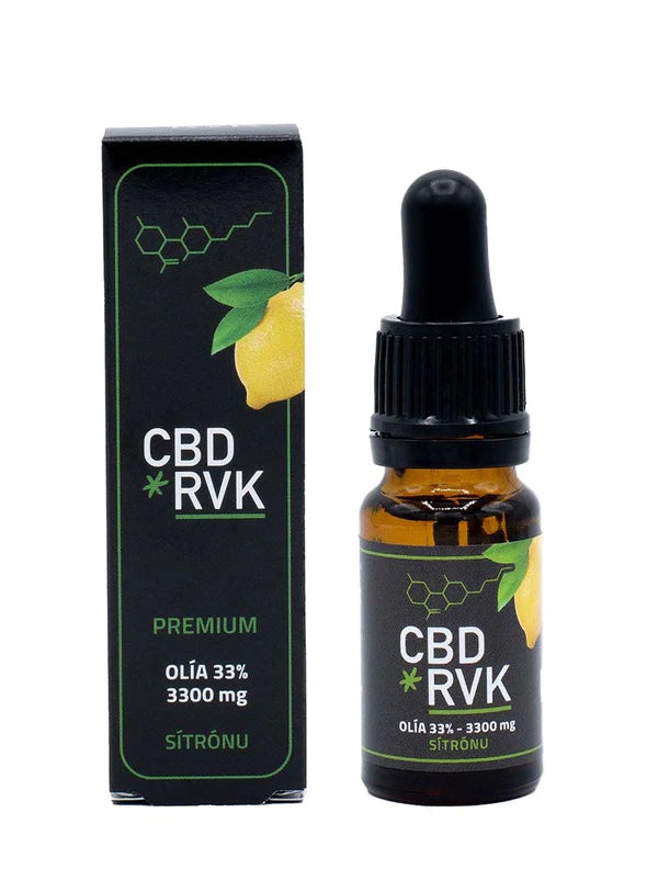 Herravörur - 33% CBD olía með sítrónu frá CBD RVK