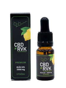 Herravörur - 33% CBD olía með sítrónu frá CBD RVK