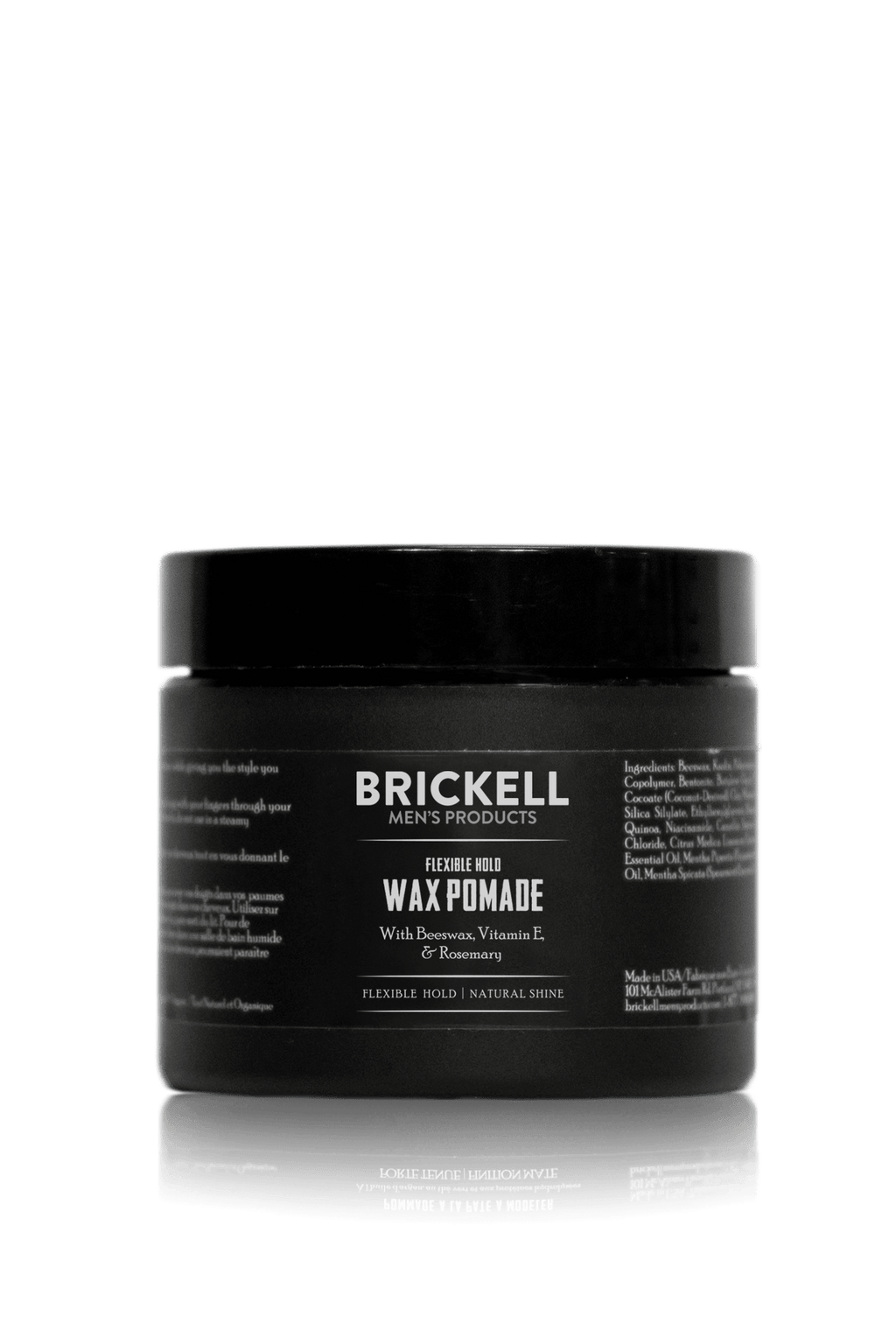 Herravörur - Brickell Flexible Hold Wax Pomade for Men