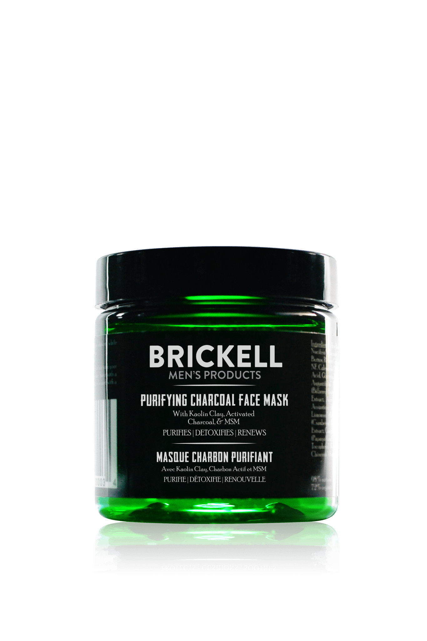 Herravörur - Brickell Purifying Charcoal Face Mask for Men