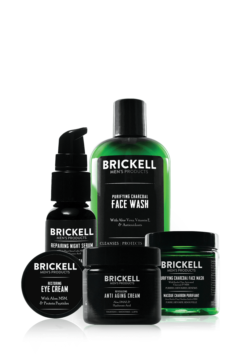 Herravörur Brickell Men's Daily Advanced Face Care Routine
