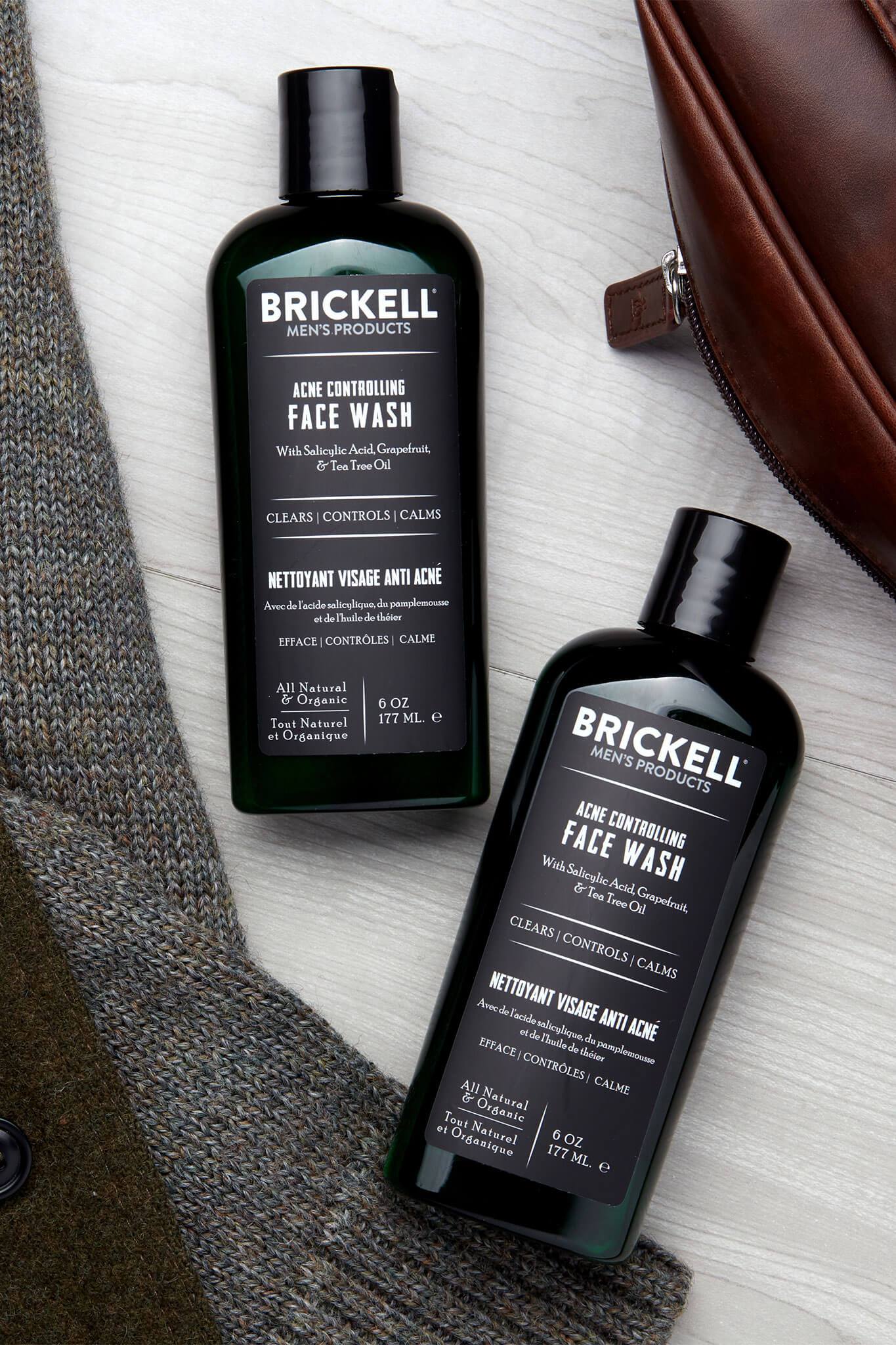Herravörur - Brickell Acne Controlling Face Wash for Men