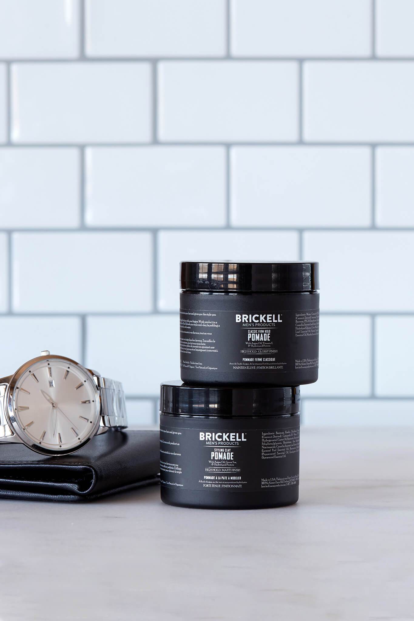 Herravörur - Brickell Styling Clay Pomade for Men